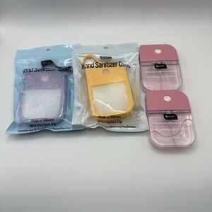 b-pure Hand Sanitizer Tik Tok Watermelon Orange Purple Glitter Keychain Case